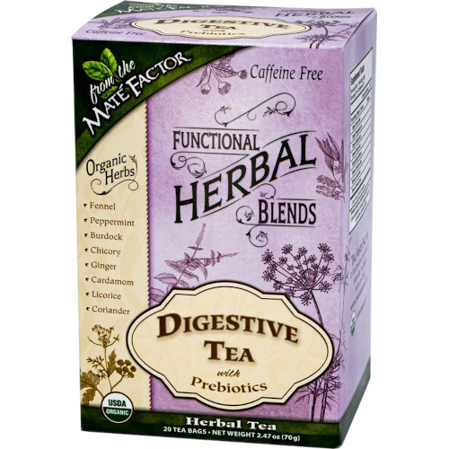 Organic Digestive Tea with Prebiotics Tea Bags