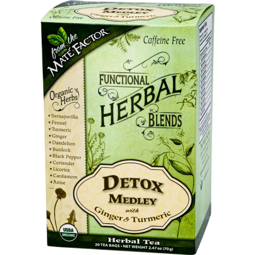 Organic Detox Medley with Ginger and Turmeric Tea Bags