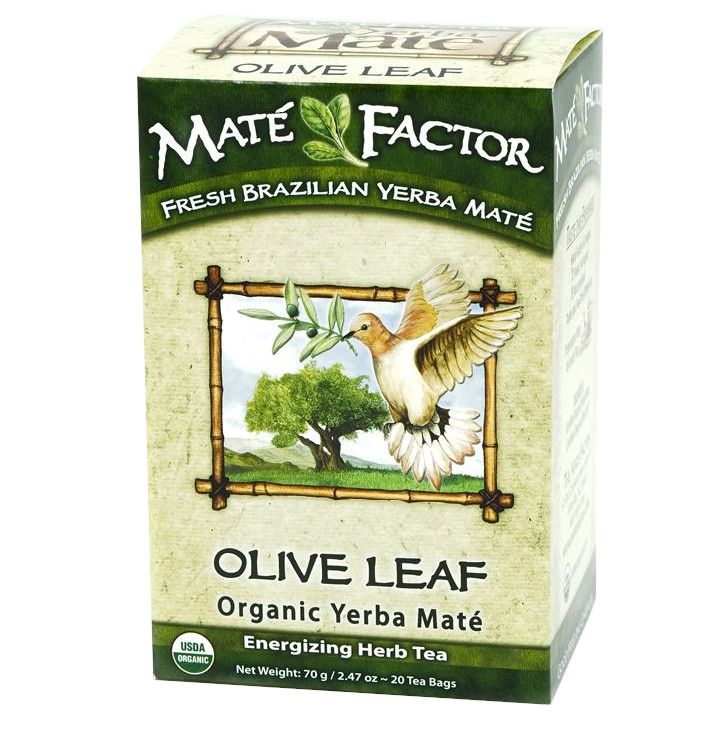 Organic Olive Leaf Yerba Maté Tea Bags