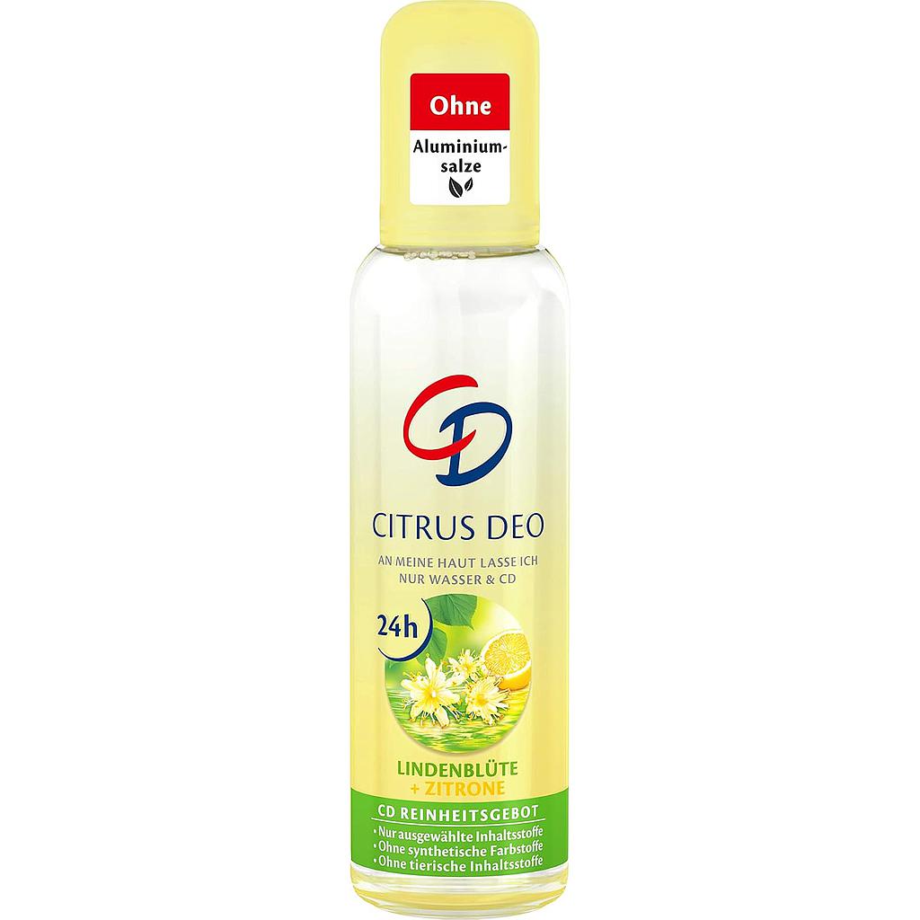 CD Deo Zerstäuber Deodorant Citrus Bio Zitrone - 75ml
