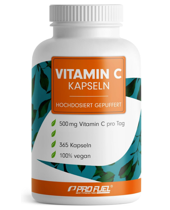 Vitamin,C-365-500, gepuffert, 365 Kapseln, buffered, 365 capsules