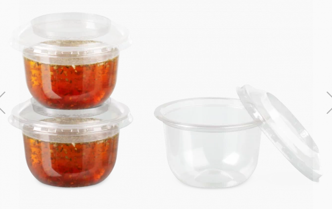 L416.100.1 / Deckel aus rPET - , Ø 76 mm zu Dressingbecher aus rPET