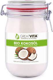 GreatVita, Coconutoil, organic, virgin, 1000ml