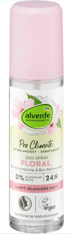 Alverde Deo Zerstäuber Deodorant Floral - 75 ml