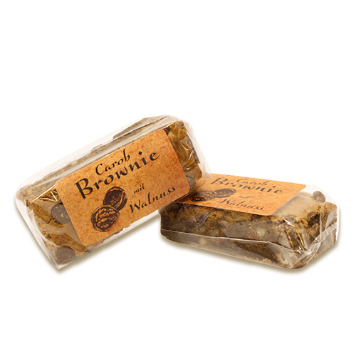 Home Made Walnut Carob Brownie